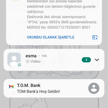 TOMbank'a Bilgim Olmadan Üyelik Oluşturuldu