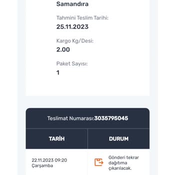 Sürat Kargo Samandıra Şubesi Kargomu Getirmiyor