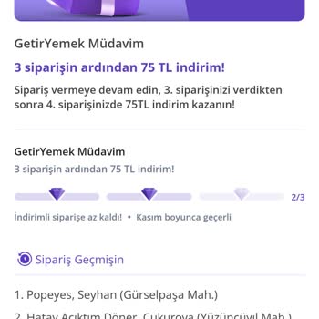 Getir Yemek Müdavim Siparişini Eksik Kaydediyor.