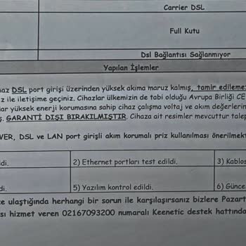 Keenetic Carrier DSL Modemi Garanti Dışı Bırakması...!