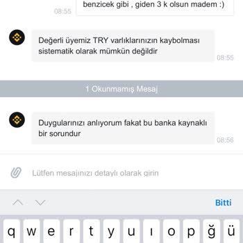 Binance TR Para Yatırma Sorunu İş Bankası