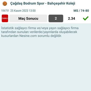 Nesine Tutan Kuponumu Vermiyor