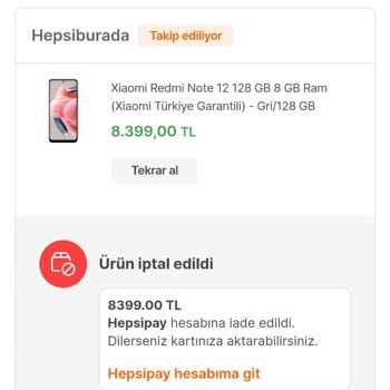 Hepsiburada Satıcısı Kayıtsız IMEI Telefon Gönderiyor
