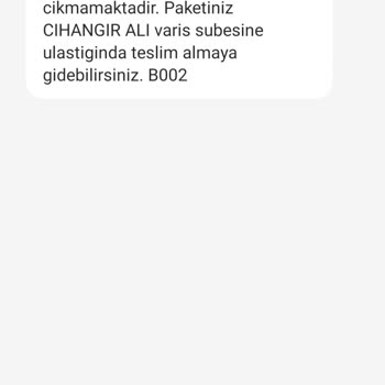 Hepsiburada Aras Kargo Kargoyu Şubeden Al