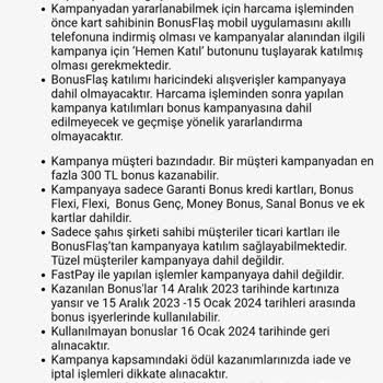Garanti BBVA'nın Bonus Oyunu