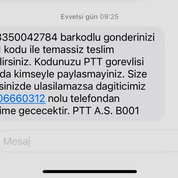 Ağrı PTT Kargo Teslim Edildi Görünüp Teslim Olmayan Ürünüm!