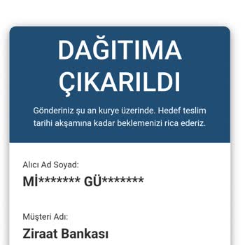 AGT Kurye (aynigunteslim.com) KYK Burs Kartı Teslim