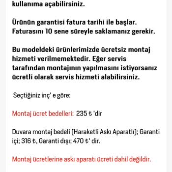 Arçelik Eksik Çıkan Parçanın Gönderilmemesi