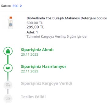 Pazarama.com Pişmanlıktır. İlgisiz Satıcı