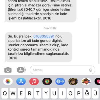 Watsons Online Alışverişimin Tarafımın Bilgisi Dışı İadesi
