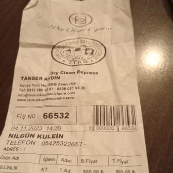 Taurus Dry Clean Express Gelinliği Başka Bir Renge Dönüştürdü.
