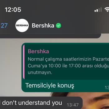 Bershka Para İadesi YAPILMADI-Müşteri Hizmetlerine Ulaşılmıyor.
