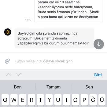 Binance TR Hesaba Geçmeyen Para