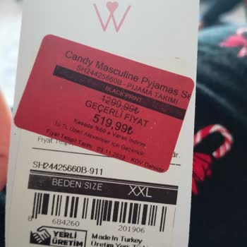 Suwen Pijama Kalitesizliği 1 Gün Giyildi