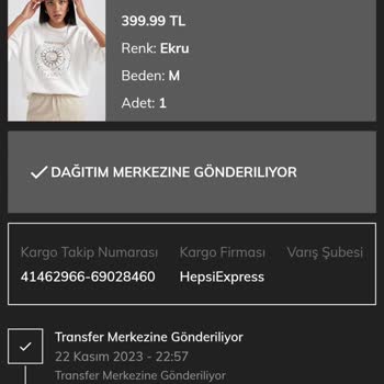 DeFacto Teslim Ve Tedarik Edilemeyen Ürünler