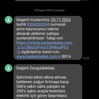 Başkent Elektrik Dağıtım Kesinti Var