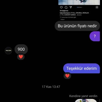 Kalyon Krampon (Instagram) Yanlış Ürün Teslimi Ve Değişim Sorunu!