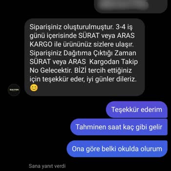 Kalyon Krampon (Instagram) Yanlış Ürün Teslimi Ve Değişim Sorunu!