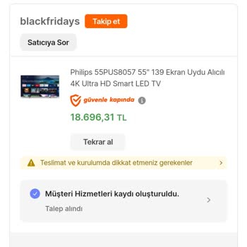 Hepsiburada Siparişimi Benden Habersiz İptal Edilmiş