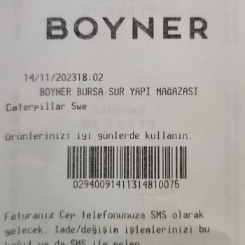 Boyner Mağazaya Ulaşamama, Hatalı Ürün