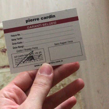 Pierre Cardin Giyim Çanta Kulpunun Kopması