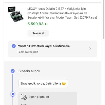 Hepsiburada Ürün Tedarik Edememe