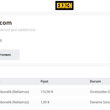 Exxen Bilgim Ve Onayım Olmadan Hesabımdan Para Çekmiş