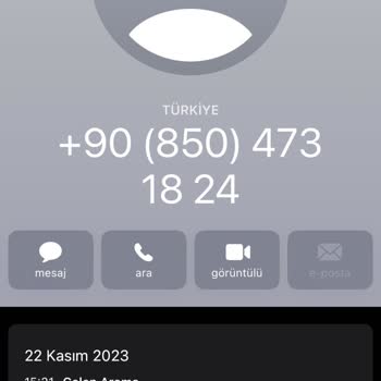 0850 473 18 24 Yine Şaşırtmadı