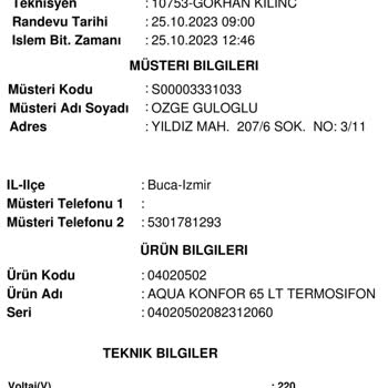 Yeni Aldığım Baymak Termosifon Su Kaçırıyor Ve Çözüm Bulamadılar