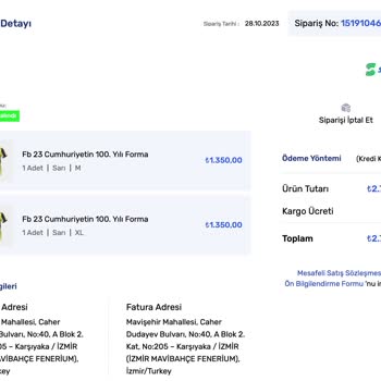 Fenerium'un Ön Siparişimi Hala Göndermemişken Genel Satışa Başlaması