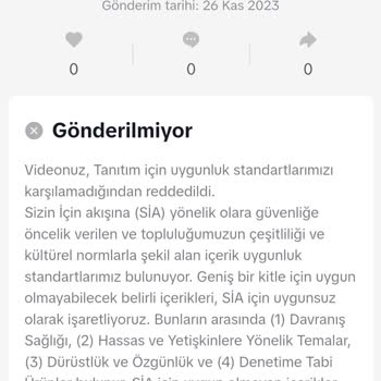 TikTok Tanıtım İptali Para İade Edilmedi