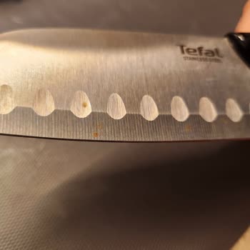 Paslanmaz Çelik Tefal Şef Bıçağı 2. Haftada Paslandı