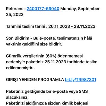 PTT Kargo Turkish Pos Adlı Firma Ve Mail