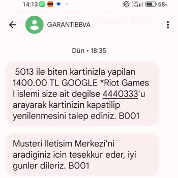 Riot Games Yetkim Dışında Hesabımdan Para Çekildi