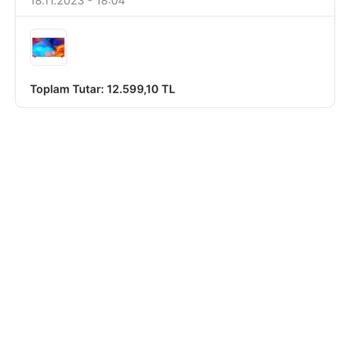 Migros Teslim Edilmeyi Bekleyen Siparişim