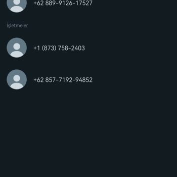 WhatsApp Aracılığıyla Rahatsız Ediliyorum