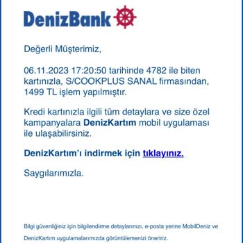 Cookplus Ve Emsan Para İadesi