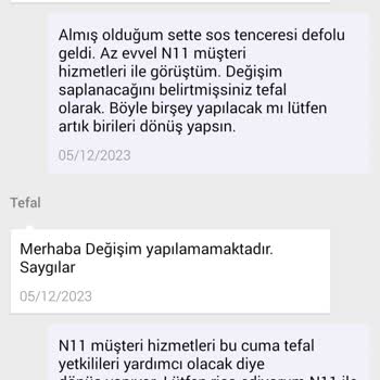 Tefal'in Defolu Ürünleri Satışa Çıkarması