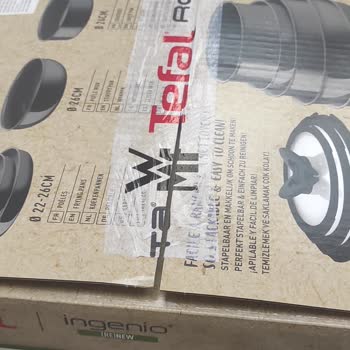 Tefal Ingenio Ceramic Set Came Box Open, Has Noticeable Scratches