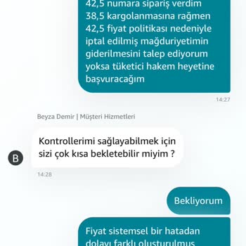 Sportstyle Satıcısının Amazon Üzerinden Haksız Sipariş İptali