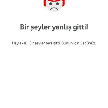 Vodafone Çark Hatası Bir Şeyler Ters Gitti