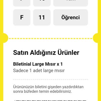 Prestige Sineması Yanlış Aldığım Sinema Bileti