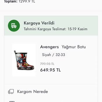 Boyner Ürün Temin Edilmemesi