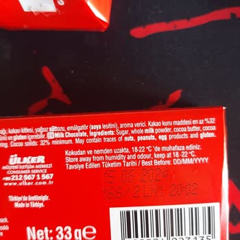 Ülker Napoliten Sütlü Çikolata Bozuk Ürün