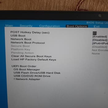 HP Laptop Boot Device Not Found Bulunamadı Hatası