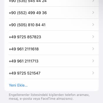 Vodafone +49lu Yabancı Numaralardan Gelen SMS'ler