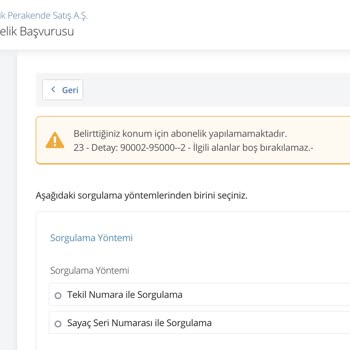 CK Boğaziçi Elektrik Sayaç No Doğru Ama Hata Veriyor