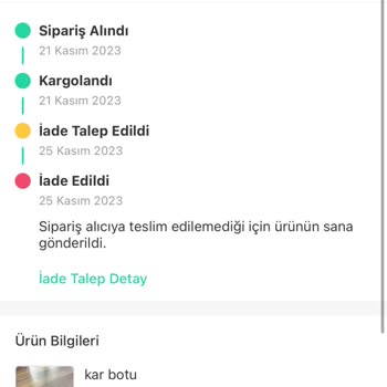 Trendyol Express Dolap Uygulaması Kaybolan Ürün
