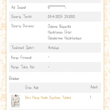 Nare Giyim Sipariş Ettiğim Ürünler Neden Gelmedi?