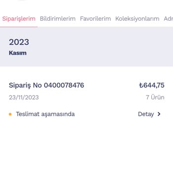 Penti Ürün İptal Etmiyor